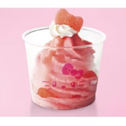 Hello Kitty Frozen Strawberry Smoothie