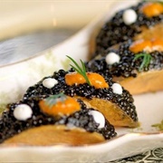 Caviar Taco