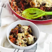 Kidney Bean and Marble Cheddar Casserole