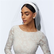 Veil Attached to Headband