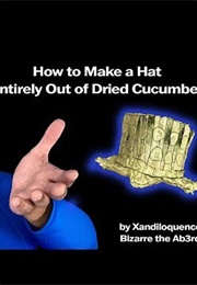 How to Make a Hat Entirely Out of Dried Cucumber (Xandiloquence Bizarre the Ab3rd)