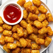 Tater Tots With Ketchup