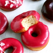 Red Iced Donut