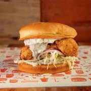 Fried Chicken Sandwich With Wojapi Sauce