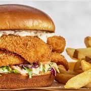 Crunch Fried Flounder Sandwich