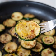 Fried Courgette