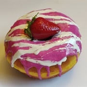 Strawberry Drizzle Donut