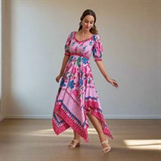 Handkerchief Hem Dress