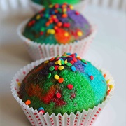 Vanilla Rainbow Muffin