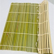 Green Bamboo Mat