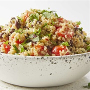 Mixed Vegetables and Tomato Sauce With Quinoa