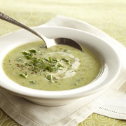 Potato and Edamame Soup