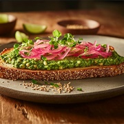 Multigrain Rye Bread With Sweetened Edamame Paste