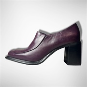 Block-Heeled Loafers