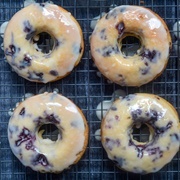 Blueberry Cake Donut Dough