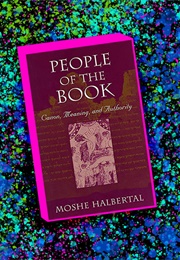 People of the Book (Moshe Halbertal)