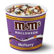 M&amp;M&#39;s Halloween McFlurry