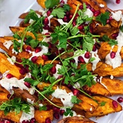 Chive Sweet Potato Wedges