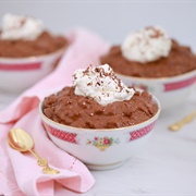 Lemon Rose Chocolate Rice Pudding