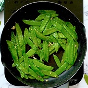 Sautéed Mangetout (Snow Peas)