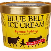 Blue Bell Banana Pudding Ice Cream