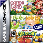 3 Game Pack: Candy Land + Chutes and Ladders + Memory