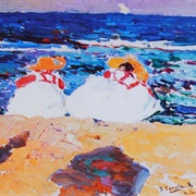 María Y Elena En La Playa (Joaquín Sorolla Y Bastida)