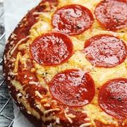 Pepperoni Pretzel-Crust Pizza