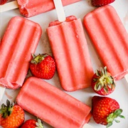 Strawberry Puree Popsicle Filling