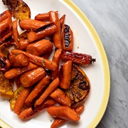 Honey and Orange Glazed Carrots With a Blossom Honey and Marmalade Glaze