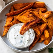 Lone Star Sauce Sweet Potato Wedges