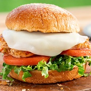 Provolone Fried Chicken Sandwich