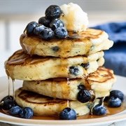 Pancakes With Blueberries