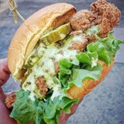 Chicharron Fried Chicken Sandwich