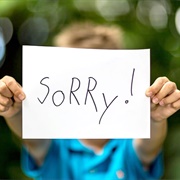 Apologize When You Are Wrong