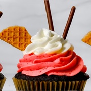 Waffle Stick Cupcake