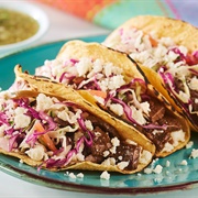 Beef and Queso Blanco Taco