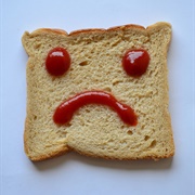 Emoticon Ketchup Toast