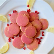 Lemon Pomegranate Cookie