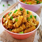 Fusilli With Sweet Soy Sauce