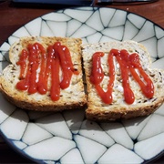 Whole Wheat Bread With Banana Ketchup