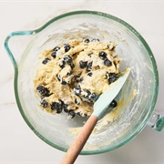 Blueberry Cake Dough