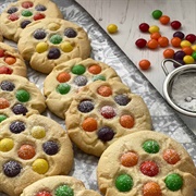 Lemon and Skittles Cookie