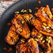 Peppered Pumpkin Boneless Wings