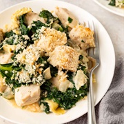 Kale and Artichoke Chicken Casserole