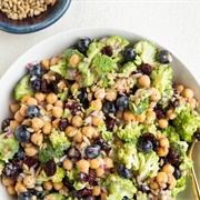 Apple, Red Onion, and Chickpea Salad With Sunflower Seeds