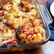 Sausage and Cauliflower Skillet Casserole