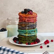 Rainbow Drizzle Pancakes (Flavour X Drizzle Pancakes)