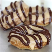 Chocolate Banana Drizzle Donut