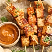 Spicy Tofu Skewer Sampler